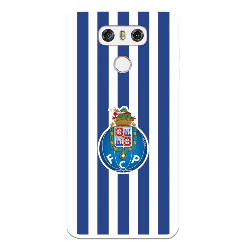 Funda para LG G6 del Fútbol Club Oporto Escudo Rayas  - Licencia Oficial Fútbol Club Oporto