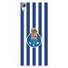 Funda para Huawei Y6 II del Fútbol Club Oporto Escudo Rayas  - Licencia Oficial Fútbol Club Oporto