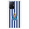 Funda para Xiaomi 11T del Fútbol Club Oporto Escudo Rayas  - Licencia Oficial Fútbol Club Oporto