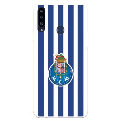 Funda para Samsung Galaxy A20s del Fútbol Club Oporto Escudo Rayas  - Licencia Oficial Fútbol Club Oporto