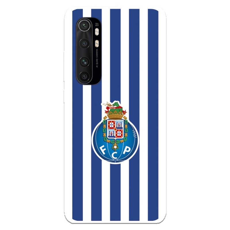 Funda para Xiaomi Mi Note 10 Lite del Fútbol Club Oporto Escudo Rayas  - Licencia Oficial Fútbol Club Oporto