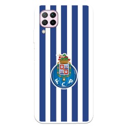 Funda para Huawei P40 Lite del Fútbol Club Oporto Escudo Rayas  - Licencia Oficial Fútbol Club Oporto