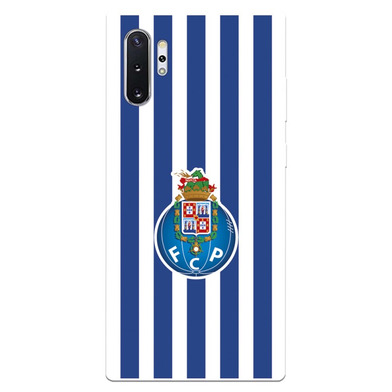 Funda para Samsung Galaxy Note10 Plus del Fútbol Club Oporto Escudo Rayas  - Licencia Oficial Fútbol Club Oporto