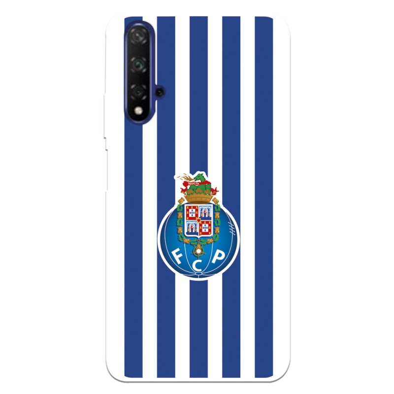 Funda para Honor 20 del Fútbol Club Oporto Escudo Rayas  - Licencia Oficial Fútbol Club Oporto