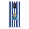 Funda para Samsung Galaxy A6 Plus 2018 del Fútbol Club Oporto Escudo Rayas  - Licencia Oficial Fútbol Club Oporto