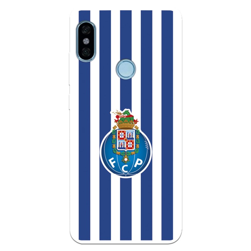 Funda para Xiaomi Redmi Note 5 Pro del Fútbol Club Oporto Escudo Rayas  - Licencia Oficial Fútbol Club Oporto