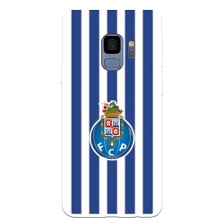 Funda para Samsung Galaxy S9 del Fútbol Club Oporto Escudo Rayas  - Licencia Oficial Fútbol Club Oporto