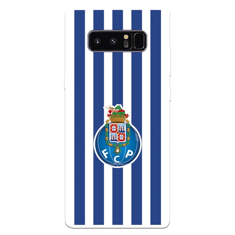 Funda para Samsung Galaxy Note8 del Fútbol Club Oporto Escudo Rayas  - Licencia Oficial Fútbol Club Oporto