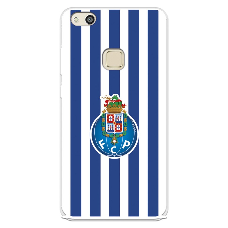 Funda para Huawei P10 Lite del Fútbol Club Oporto Escudo Rayas  - Licencia Oficial Fútbol Club Oporto