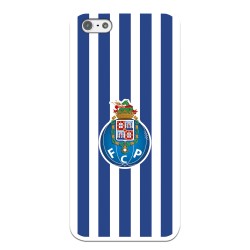 Funda para iPhone 5 del Fútbol Club Oporto Escudo Rayas  - Licencia Oficial Fútbol Club Oporto