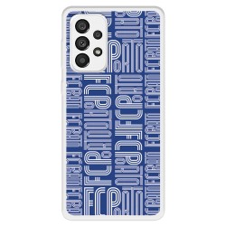 Funda para Samsung Galaxy A73 5G del Fútbol Club Oporto Nombre Fondo Azul  - Licencia Oficial Fútbol Club Oporto