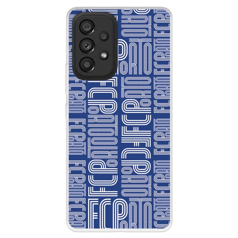 Funda para Samsung Galaxy A53 5G del Fútbol Club Oporto Nombre Fondo Azul  - Licencia Oficial Fútbol Club Oporto