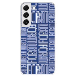 Funda para Samsung Galaxy S22 Plus del Fútbol Club Oporto Nombre Fondo Azul  - Licencia Oficial Fútbol Club Oporto