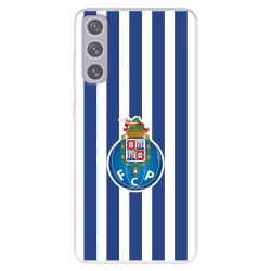 Funda para Samsung Galaxy S21 FE del Fútbol Club Oporto Escudo Rayas  - Licencia Oficial Fútbol Club Oporto