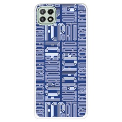 Funda para Samsung Galaxy A22 5G del Fútbol Club Oporto Nombre Fondo Azul  - Licencia Oficial Fútbol Club Oporto