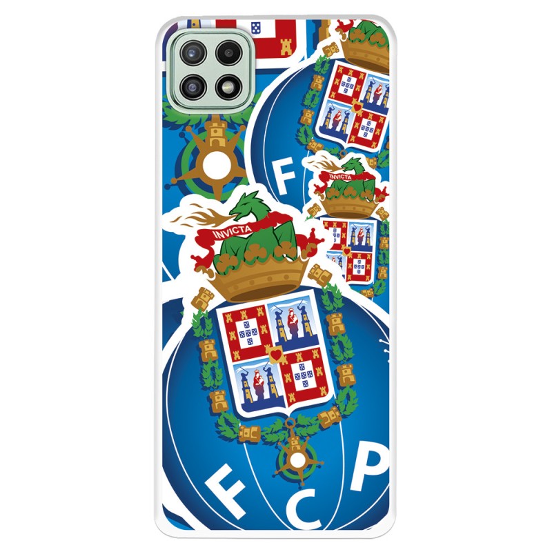 Funda para Samsung Galaxy A22 5G del Fútbol Club Oporto Escudo Dibujo  - Licencia Oficial Fútbol Club Oporto