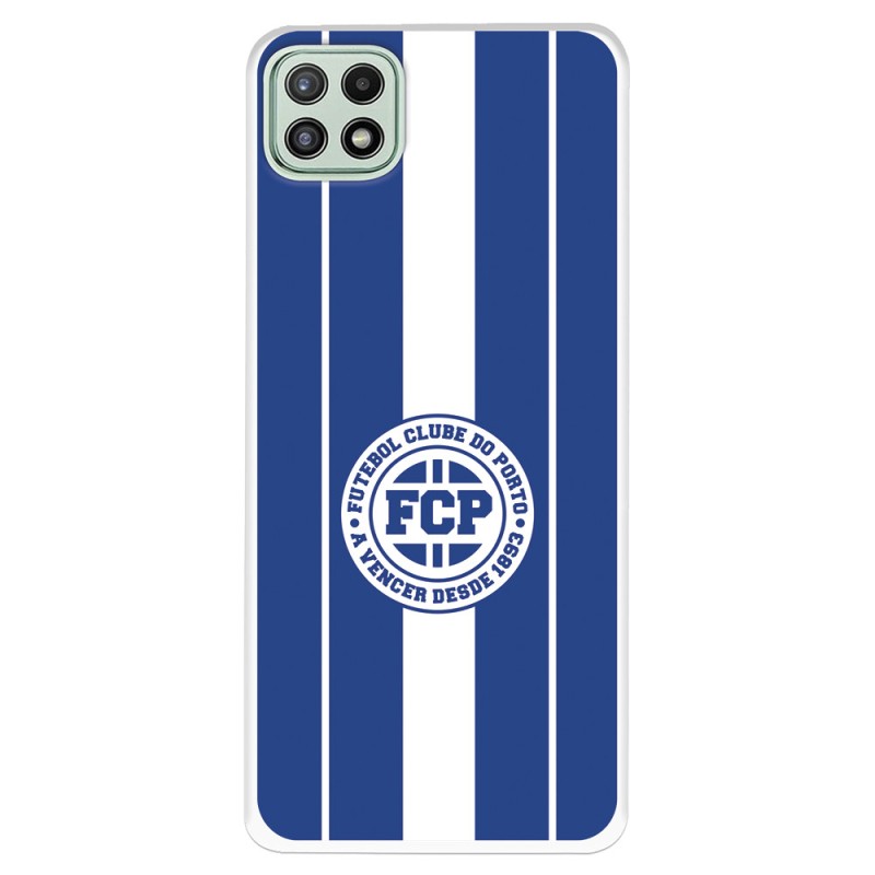 Funda para Samsung Galaxy A22 5G del Fútbol Club Oporto Escudo Azul  - Licencia Oficial Fútbol Club Oporto