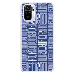 Funda para Xiaomi Redmi Note 10 del Fútbol Club Oporto Nombre Fondo Azul  - Licencia Oficial Fútbol Club Oporto