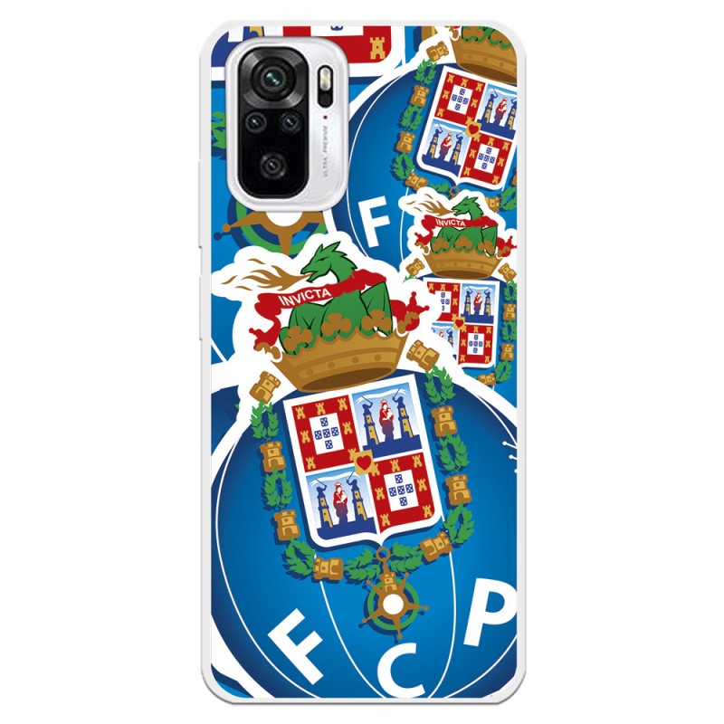 Funda para Xiaomi Redmi Note 10 del Fútbol Club Oporto Escudo Dibujo  - Licencia Oficial Fútbol Club Oporto