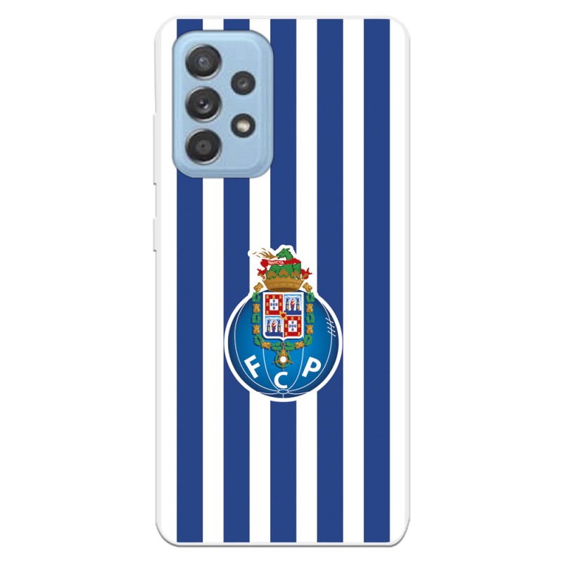 Funda para Samsung Galaxy A52 4G del Fútbol Club Oporto Escudo Rayas  - Licencia Oficial Fútbol Club Oporto