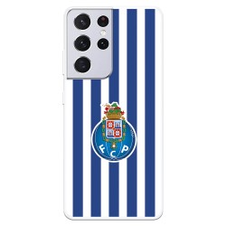 Funda para Samsung Galaxy S21 Ultra del Fútbol Club Oporto Escudo Rayas  - Licencia Oficial Fútbol Club Oporto