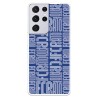 Funda para Samsung Galaxy S21 Ultra del Fútbol Club Oporto Nombre Fondo Azul  - Licencia Oficial Fútbol Club Oporto