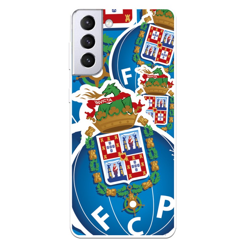 Funda para Samsung Galaxy S21 Plus del Fútbol Club Oporto Escudo Dibujo  - Licencia Oficial Fútbol Club Oporto