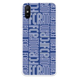 Funda para Xiaomi Redmi 9A del Fútbol Club Oporto Nombre Fondo Azul  - Licencia Oficial Fútbol Club Oporto