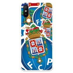 Funda para Xiaomi Redmi 9A del Fútbol Club Oporto Escudo Dibujo  - Licencia Oficial Fútbol Club Oporto