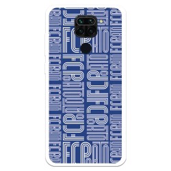 Funda para Xiaomi Redmi Note 9 del Fútbol Club Oporto Nombre Fondo Azul  - Licencia Oficial Fútbol Club Oporto