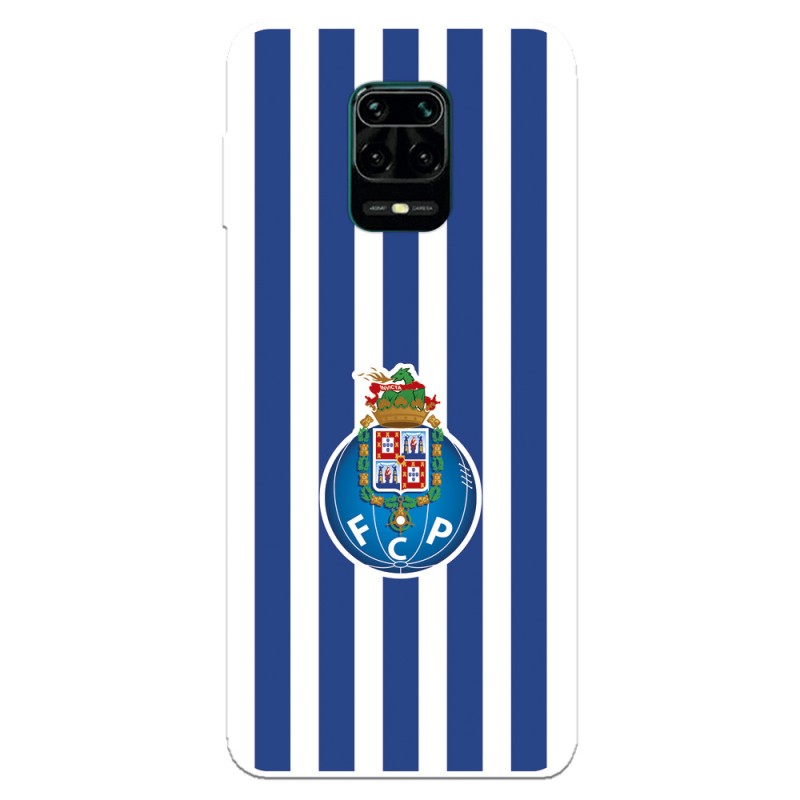 Funda para Xiaomi Redmi Note 9S del Fútbol Club Oporto Escudo Rayas  - Licencia Oficial Fútbol Club Oporto