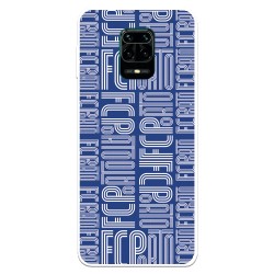 Funda para Xiaomi Redmi Note 9S del Fútbol Club Oporto Nombre Fondo Azul  - Licencia Oficial Fútbol Club Oporto