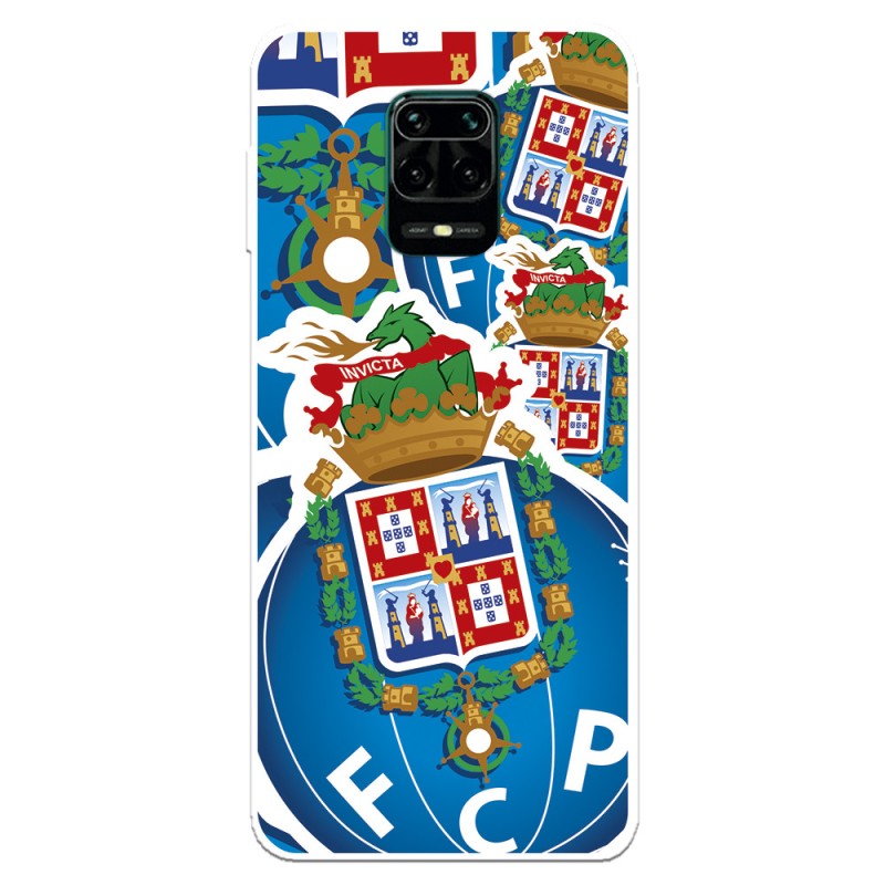 Funda para Xiaomi Redmi Note 9S del Fútbol Club Oporto Escudo Dibujo  - Licencia Oficial Fútbol Club Oporto