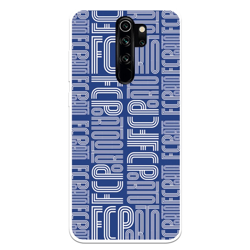 Funda para Xiaomi Redmi Note 8 Pro del Fútbol Club Oporto Nombre Fondo Azul  - Licencia Oficial Fútbol Club Oporto