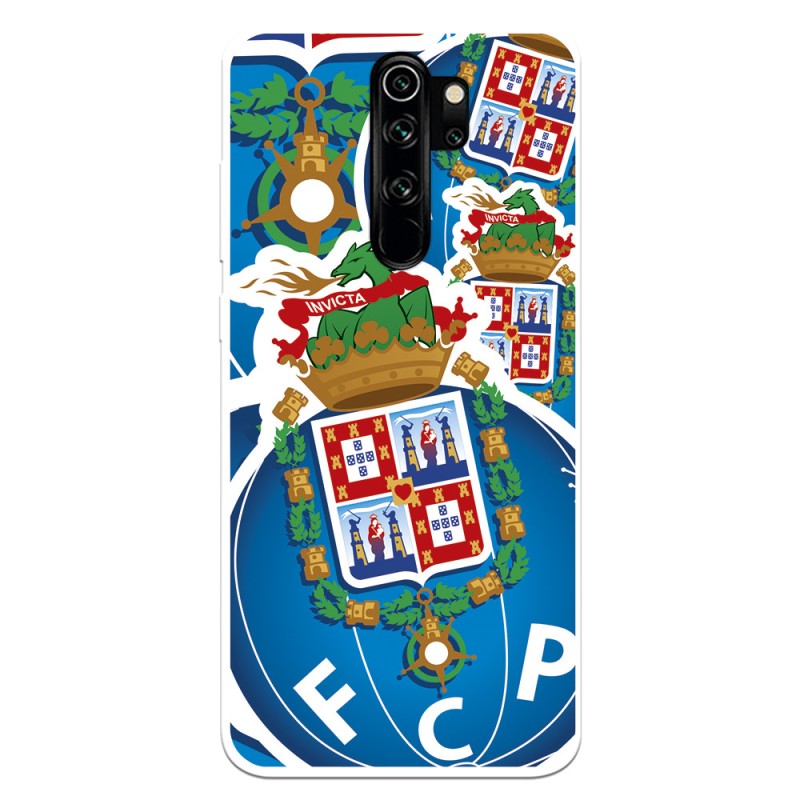 Funda para Xiaomi Redmi Note 8 Pro del Fútbol Club Oporto Escudo Dibujo  - Licencia Oficial Fútbol Club Oporto