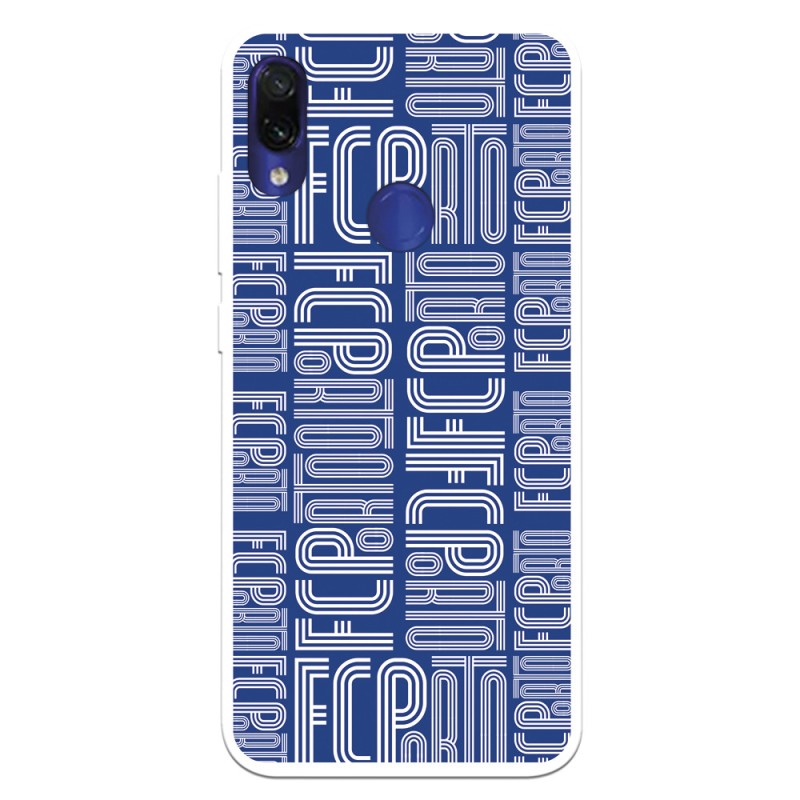 Funda para Xiaomi Redmi Note 7 del Fútbol Club Oporto Nombre Fondo Azul  - Licencia Oficial Fútbol Club Oporto