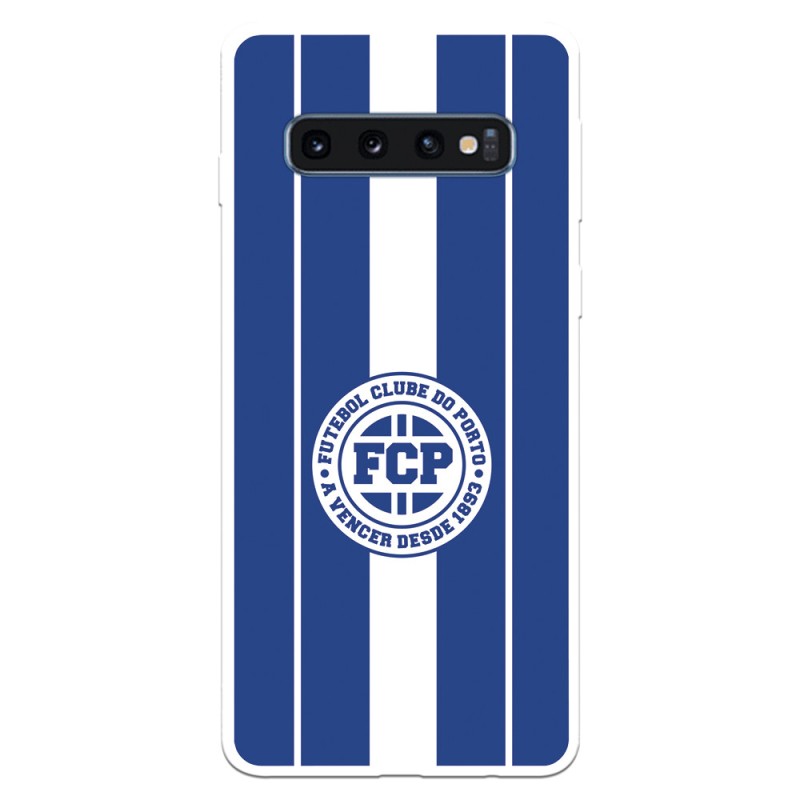 Funda para Samsung Galaxy S10 Plus del Fútbol Club Oporto Escudo Azul  - Licencia Oficial Fútbol Club Oporto