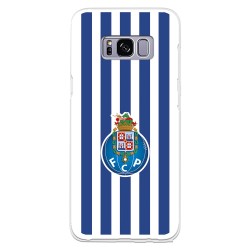 Funda para Samsung Galaxy S8 del Fútbol Club Oporto Escudo Rayas  - Licencia Oficial Fútbol Club Oporto