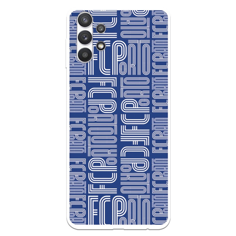 Funda para Samsung Galaxy A32 5G del Fútbol Club Oporto Nombre Fondo Azul  - Licencia Oficial Fútbol Club Oporto