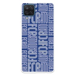 Funda para Samsung Galaxy A12 del Fútbol Club Oporto Nombre Fondo Azul  - Licencia Oficial Fútbol Club Oporto