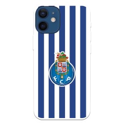 Funda para iPhone 12 Mini del Fútbol Club Oporto Escudo Rayas  - Licencia Oficial Fútbol Club Oporto