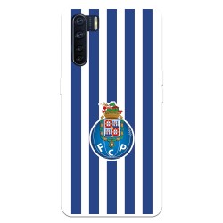 Funda para Oppo A91 del Fútbol Club Oporto Escudo Rayas  - Licencia Oficial Fútbol Club Oporto