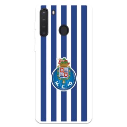 Funda para Samsung Galaxy A21 del Fútbol Club Oporto Escudo Rayas  - Licencia Oficial Fútbol Club Oporto