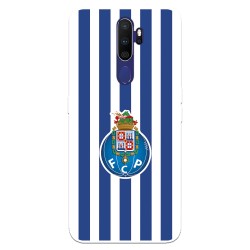 Funda para Oppo A9 2020 del Fútbol Club Oporto Escudo Rayas  - Licencia Oficial Fútbol Club Oporto