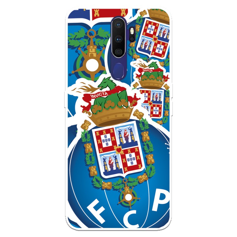 Funda para Oppo A9 2020 del Fútbol Club Oporto Escudo Dibujo  - Licencia Oficial Fútbol Club Oporto