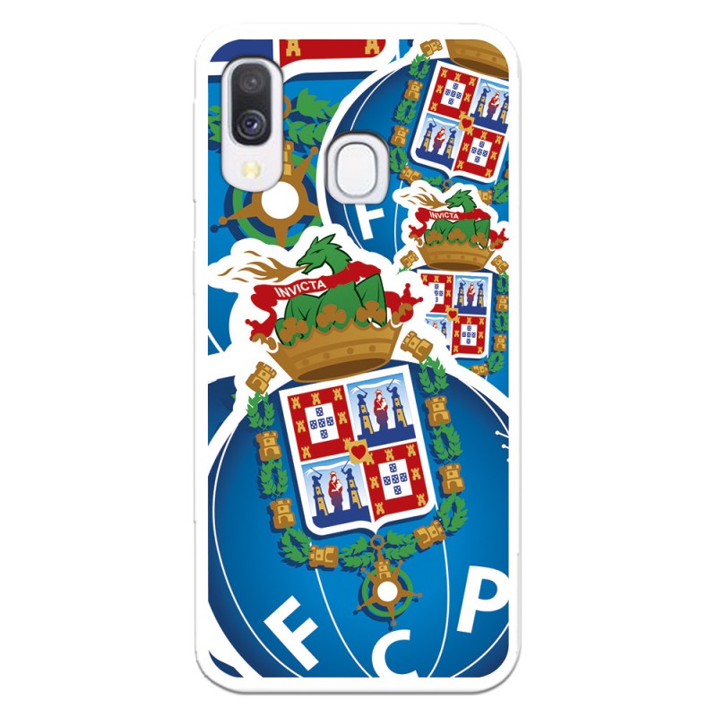 Funda para Samsung Galaxy A40 del Fútbol Club Oporto Escudo Dibujo  - Licencia Oficial Fútbol Club Oporto