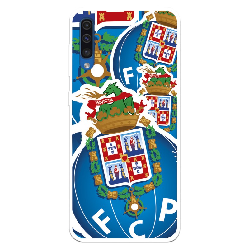 Funda para Samsung Galaxy A50 del Fútbol Club Oporto Escudo Dibujo  - Licencia Oficial Fútbol Club Oporto