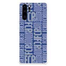 Funda para Huawei P30 Pro del Fútbol Club Oporto Nombre Fondo Azul  - Licencia Oficial Fútbol Club Oporto