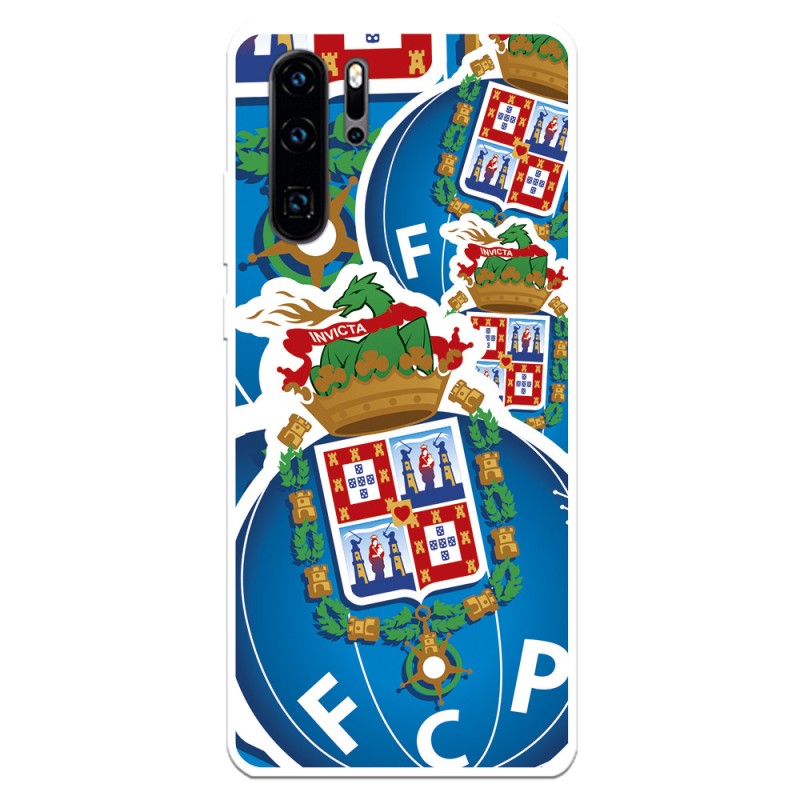 Funda para Huawei P30 Pro del Fútbol Club Oporto Escudo Dibujo  - Licencia Oficial Fútbol Club Oporto