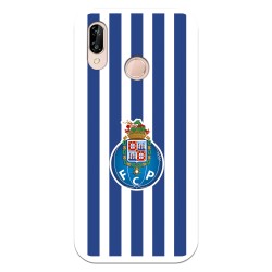 Funda para Huawei P20 Lite del Fútbol Club Oporto Escudo Rayas  - Licencia Oficial Fútbol Club Oporto